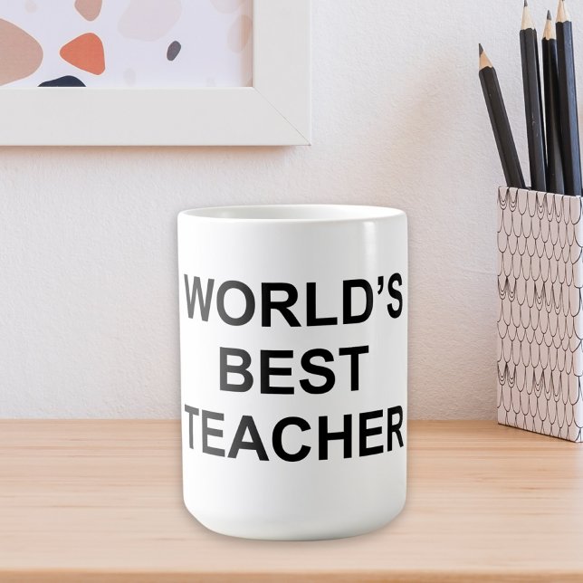 Mug Meilleur Professeur du Monde (Créateur téléchargé)