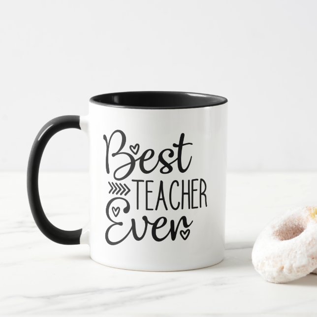 Mug Meilleur Professeur Ever (Avec donut)