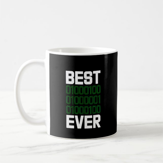 Mug Meilleur programmeur DAD binaire  (Gauche)
