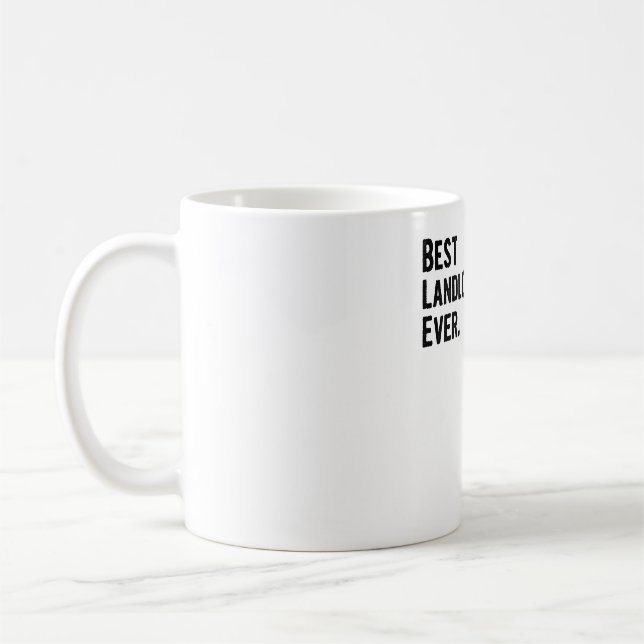 Mug Meilleur Propriétaire Jamais. (Gauche)