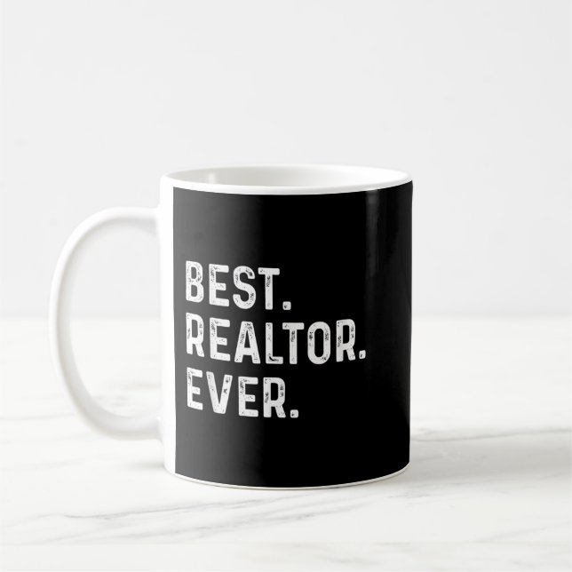 Mug Meilleur. Realtor. Jamais. (Gauche)