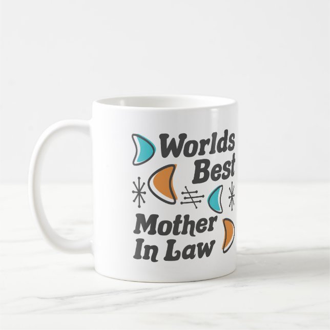 Mug Meilleur Rétro Mère-En-Belle (Gauche)