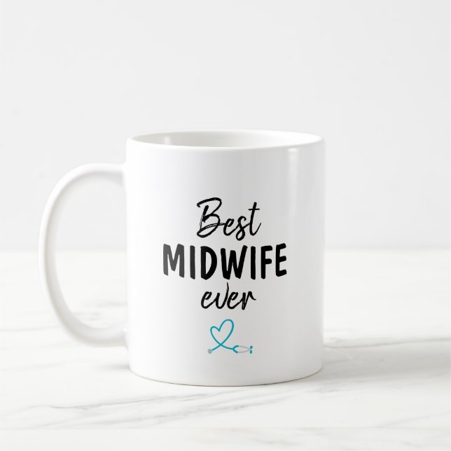 Mug Meilleur sage-femme jamais (Gauche)