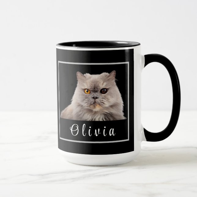 Mug MEILLEUR SERVANT PERSE JAMAIS Personnalisé Photo C (Droite)