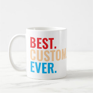 Mug Meilleur texte vintage rétro Customisé personnalis
