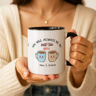 Mug Meilleur-Thé Couple Personnalisé
