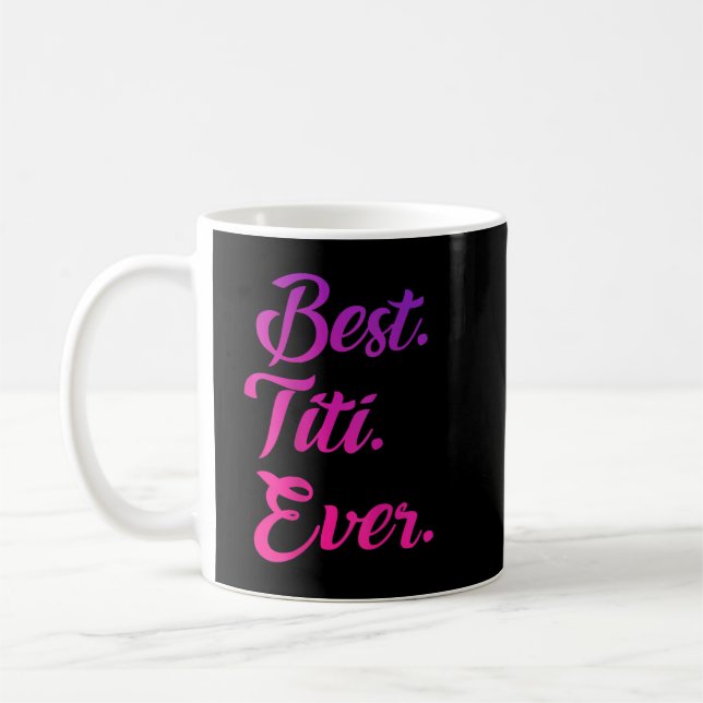 Mug Meilleur Titi Jamais Tante Cadeau Pink Idée Femmes (Gauche)