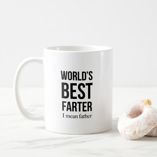 Mug Meilleur traître au monde, drôle de Fête des pères (Avec donut)