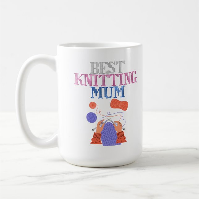 Mug Meilleur tricot maman 01 (Gauche)