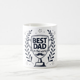 Mug Meilleur Trophée Papa - Cadeau de fête du Père