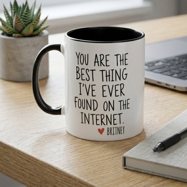 Mug Meilleur truc que j'aie jamais trouvé Citation d'a (Créateur téléchargé)