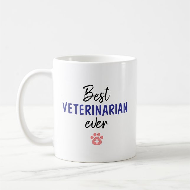 Mug Meilleur Vétérinaire jamais (Gauche)