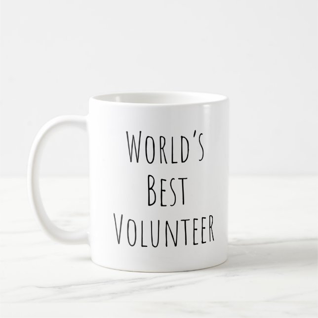 Mug Meilleur Volontaire du monde (Gauche)