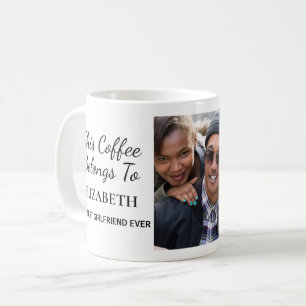 Mug Meilleure amie jamais personnalisée Photo