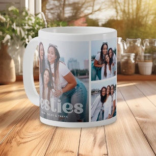 Mug Meilleure amie Typographie tendance 4 Photo souven