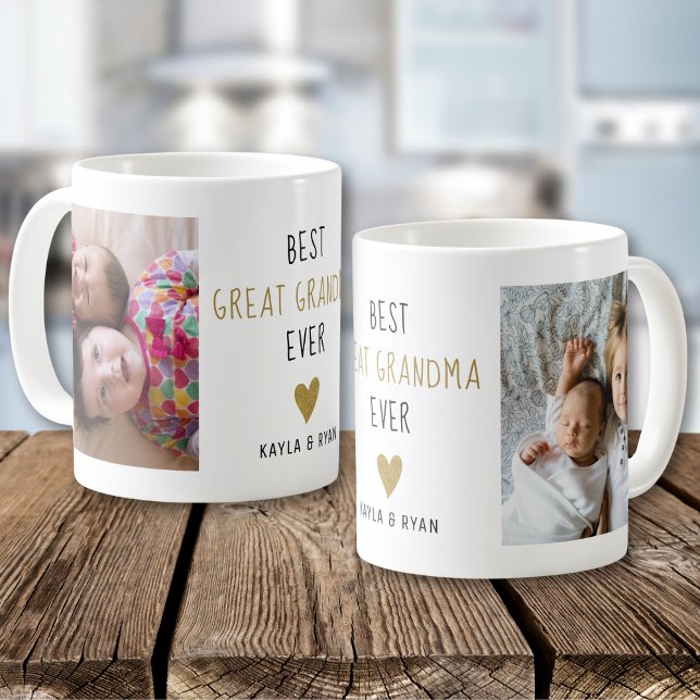 Mug Meilleure Arrière Grand-Mère Jamais Petits-Enfants (Créateur téléchargé)
