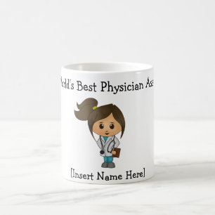 Mug Meilleure assistante médicale mondiale - Femme Bru