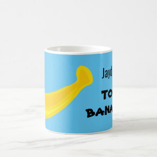 Mug Meilleure banane ! Belle banane. Votre nom.