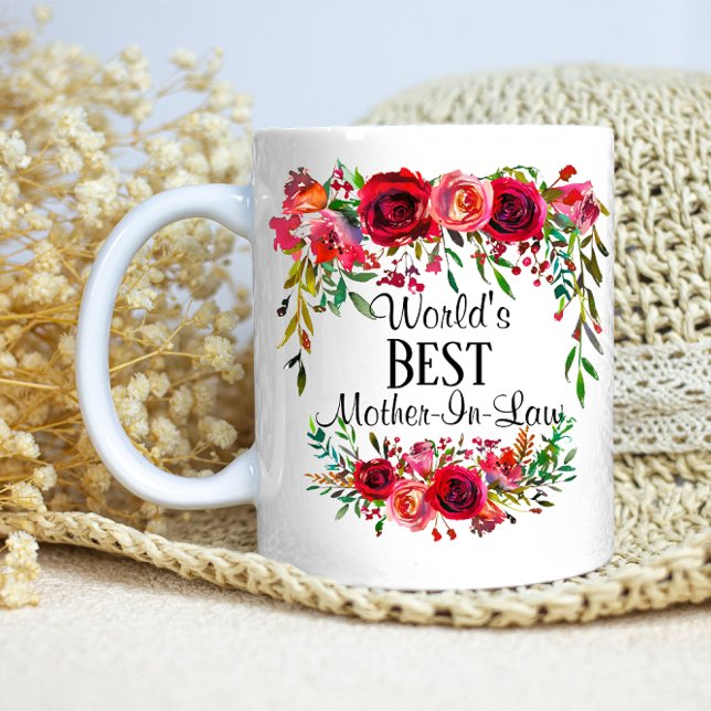 Mug Meilleure belle-mère au monde personnalisée (Personalized World's Best Mother-In-Law Coffee Mug)