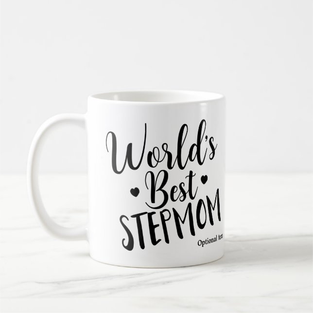 Mug MEILLEURE BELLE-MÈRE DU MONDE Anniversaire Personn (Gauche)