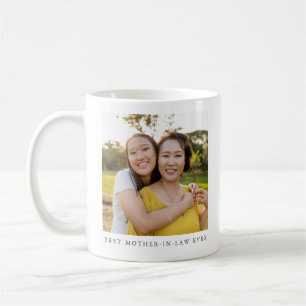 Mug Meilleure belle-mère photo personnalisée