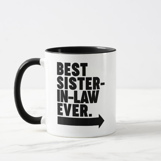 Mug Meilleure belle-soeur jamais (Gauche)
