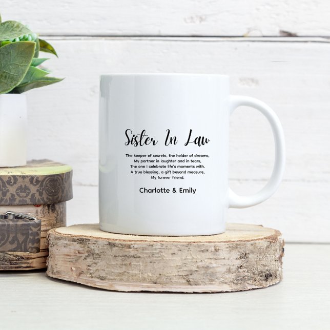 Mug Meilleure belle-soeur jamais personnalisée (Créateur téléchargé)