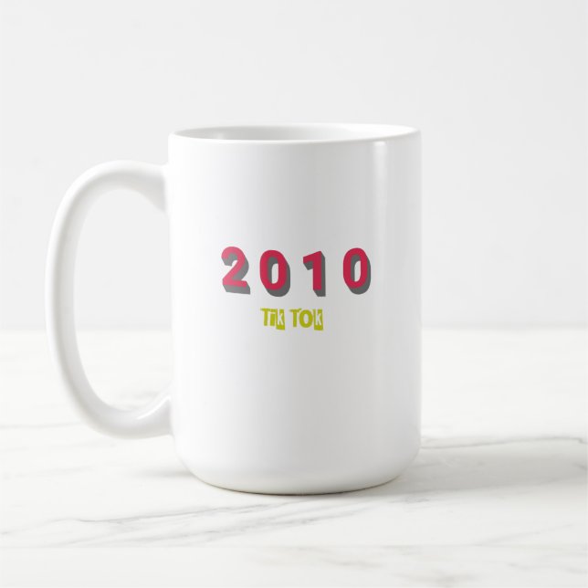 Mug Meilleure chanson 2010 par année (Gauche)