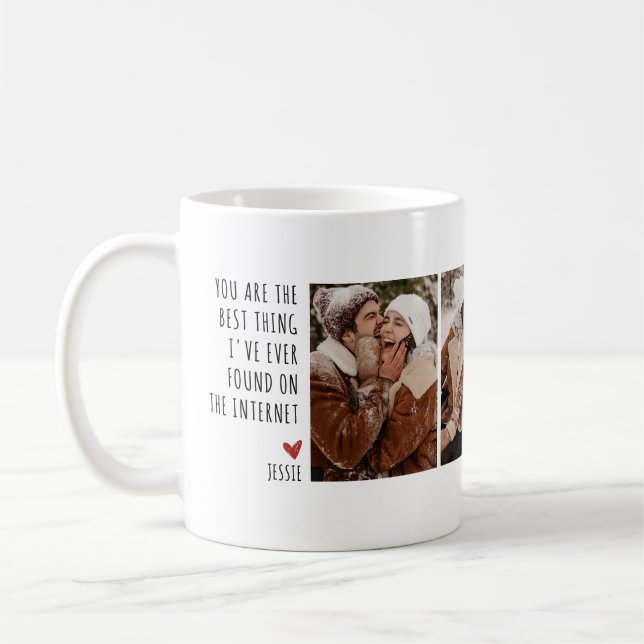 Mug Meilleure chose que j'aie trouvée sur Internet (Gauche)