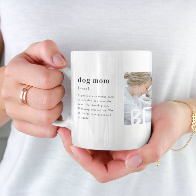 Mug Meilleure définition de maman de chien | Trois pho (Créateur téléchargé)
