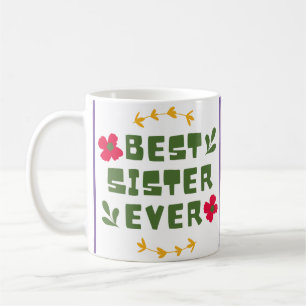 Mug Meilleure définition de soeur jamais connue au mon
