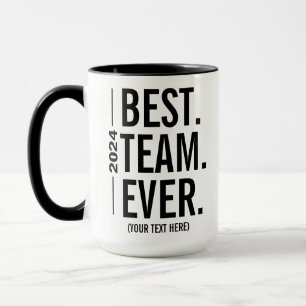 Mug Meilleure équipe - Appréciation personnalisée de l