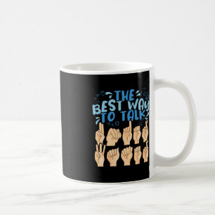 Mug Meilleure façon de parler ASL Signe Américain sous