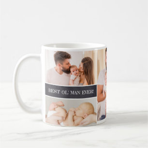 Mug Meilleure Fête des pères de photos personnalisées 