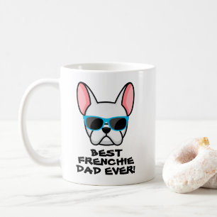 Mug Meilleure Fête des pères Frenchie Papa Blanc Frenc