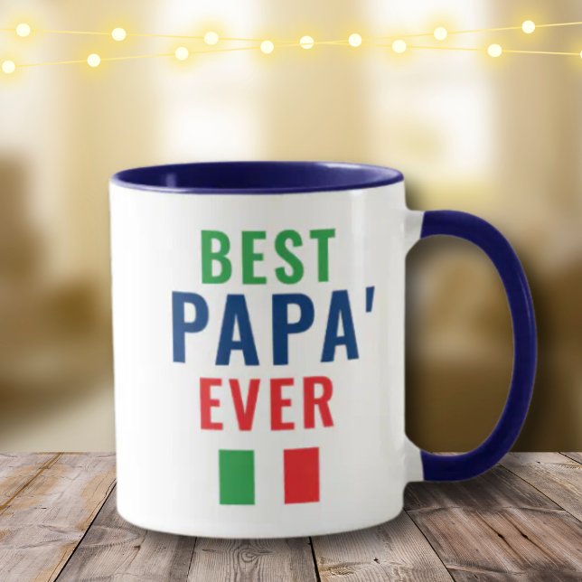 Mug Meilleure Fête des pères italienne Papá Ever (Créateur téléchargé)