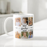 Mug Meilleure grand-mère - Collage photo pour petits-e<br><div class="desc">Célébrez la "Meilleure grand-mère jamais" avec cette petite-fille personnalisée Photo Collage Coffee Mug. Ce cadeau réfléchi comporte un collage de photos chères, soigneusement arrangé, capturant des moments spéciaux, complété par un message sincère. Fabriqué en céramique de haute qualité, il est à la fois micro-ondes et lave-vaisselle sûr, assurant la commodité...</div>