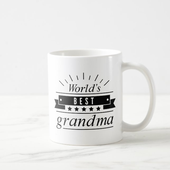 Mug Meilleure grand-mère du monde (Droite)