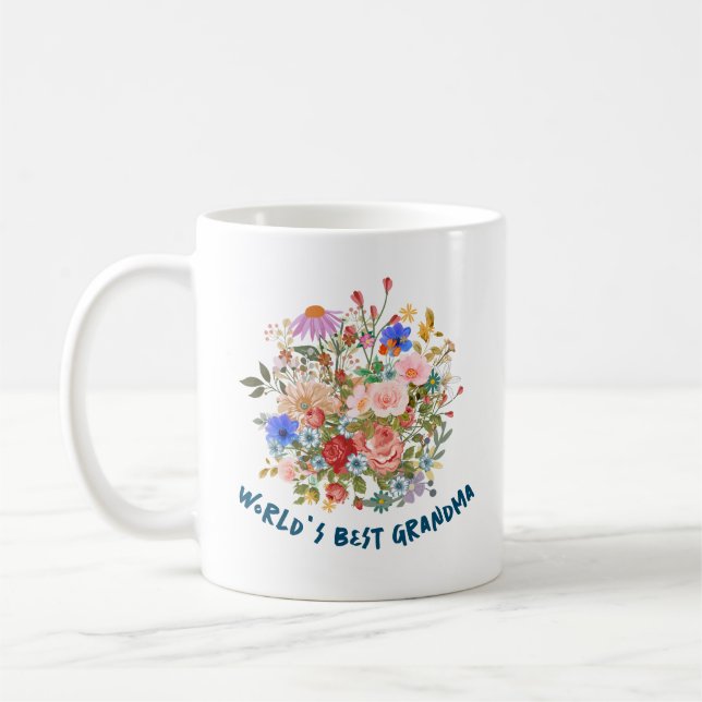 Mug Meilleure grand-mère du monde (Gauche)