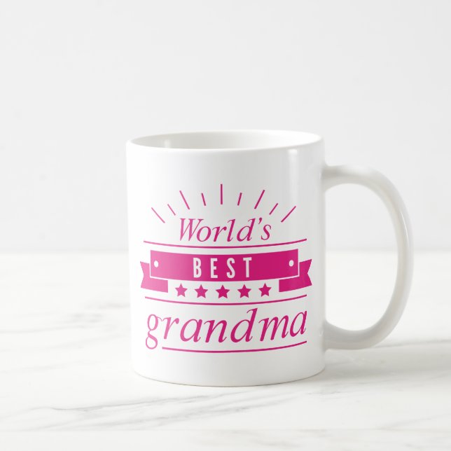 Mug Meilleure Grand-mère du Monde (Droite)