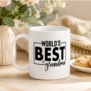 Mug Meilleure Grand-mère du Monde Photo Fête des Gra