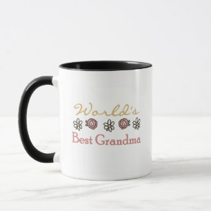 Mug Meilleure grand-mère du monde Rose