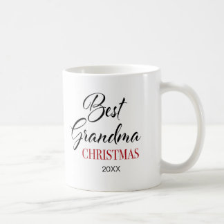 Mug Meilleure grand-mère en photos de Noël