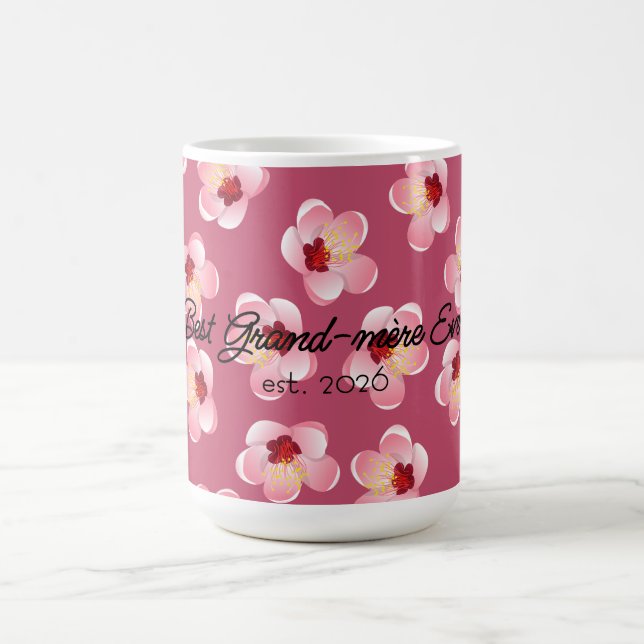 Mug Meilleure grand-mère Fête des Mères Fleur Tropical (Centre)