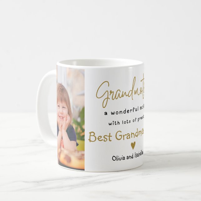 Mug Meilleure grand-mère grand-mère Modèle photo 2 (Devant gauche)