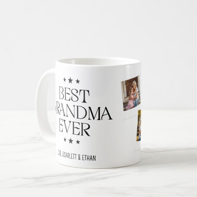 Mug Meilleure grand-mère jamais Style de snapshot mode (Devant gauche)