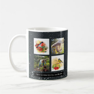 Mug Meilleure grand-mère, Noël 2 Photo, Falling Snow C