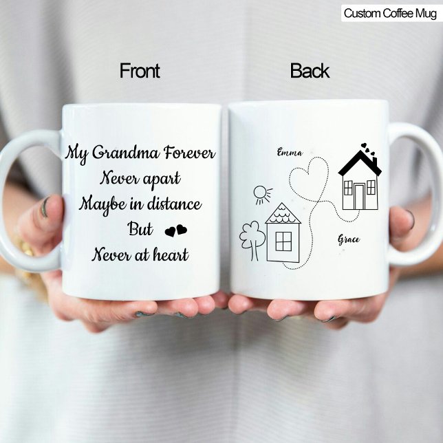 Mug Meilleure grand-mère pour toujours longue distance (Best Grandma Forever Long Distance Love Coffee Mug)