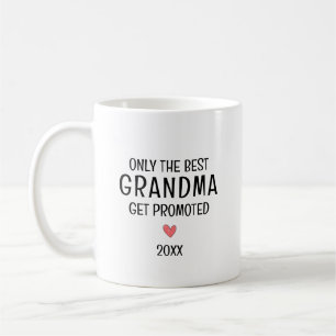 Mug Meilleure Grand-mère Promue – Année Personnalisée