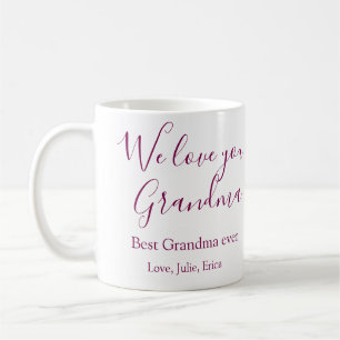 Mug meilleure grand-mère toujours grands-parents cadea